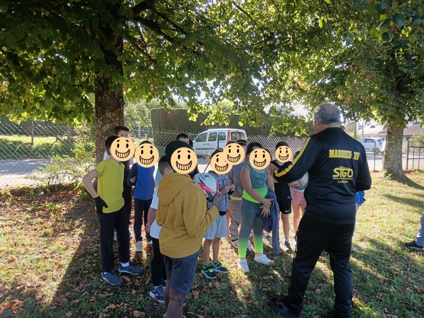 Septembre / Octobre / Novembre Rugby avec le club de Massieu